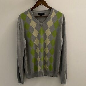 Express Argyle Men's Sweater, Large